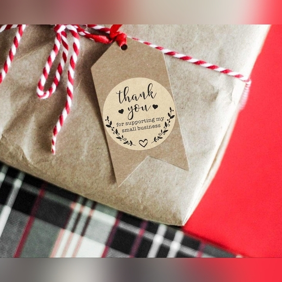 2” Thank 🖤You 🖤 For Supporting My Small Business Stickers•500 Pack - Picture 8 of 10